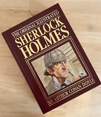 📕The Original Illustrated Sherlock Holmes by Arthur Conan Doyle, Leather-image