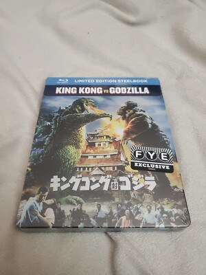King Kong vs Godzilla - Blu-ray 1963 - Steelbook - Disc Loose In Case - New-image