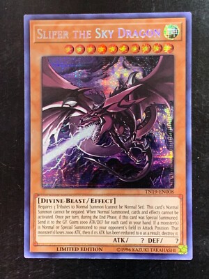 Slifer the Sky Dragon TN19-EN008 Secret Rare Limited Edition Yu-Gi-Oh! Konami-image