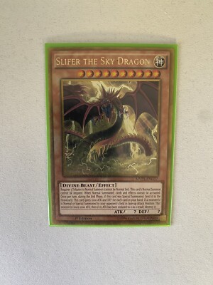 Yugioh Slifer the Sky Dragon MVP1-ENG57-Gold Rare-1st Ed NM/LP-image