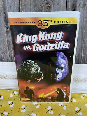 King Kong Vs. Godzilla VHS 35th Anniversary Edition 1998 Clamshell Case-image