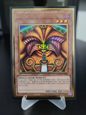 yugioh maximum gold el dorado Exodia the forbidden one 1st edition -image