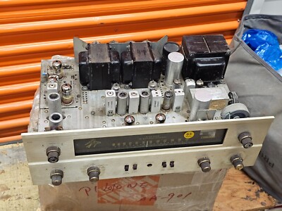 FISHER 400 12AX7 7868 TUBE STEREO FM RECEIVER (WORKS)-image