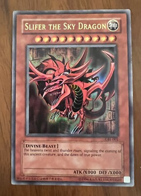 Yu-Gi-Oh! Slifer the Sky Dragon GBI-001 Secret Rare-image