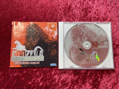 Godzilla Generations SEGA Dreamcast DC w/ case manual Pre-owned Japan-image
