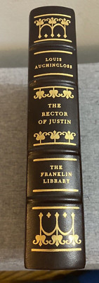 Louis Auchincloss Rector Of Justin Franklin Library Leather Limited Signed 1977-image