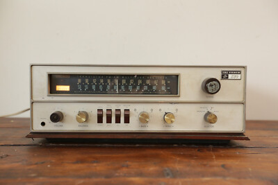 THE FISHER Model 220 T Stereo Tuner Reciever Sold As Is PARTS REPAIR Powers On-image