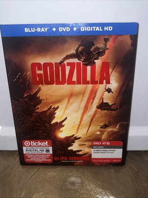 Godzilla (Target) (Blu-ray, 2014) With Slipcover-image