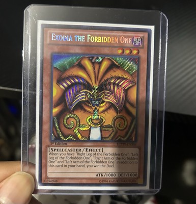 NM Exodia The Forbidden One LCYW-EN306 Secret Rare 1st Edition Yugioh-image