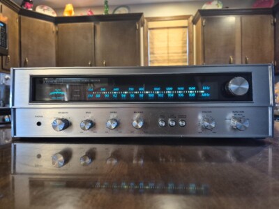 Fisher/Sears Model 143 LED Lighting Pots cleaned with DeoxIT Fully Functional.-image