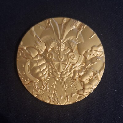 Yu-Gi-Oh! | Exodia The Forbidden One Limited Edition Embossed Gold Metal Coin-image