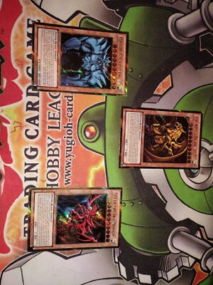 Yu-Gi-Oh slifer the sky dragon, obelisk the tormentor, and the winged dragon-image