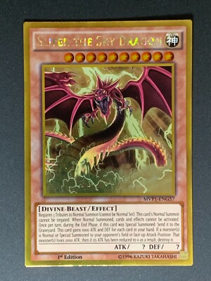 YUGIOH - Slifer the Sky Dragon - MVP1-ENG57 - Gold Rare - 1st Edition-image