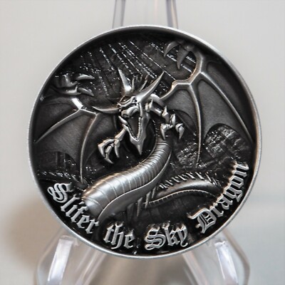 Yu-Gi-Oh yugioh Slifer the Sky Dragon 20th Anniversary Coin Medal Promo Japanese-image