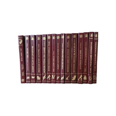 North American Hunting Club 15 Hardcover Book Set Hunt Deer Bear Birds Game Elk -image