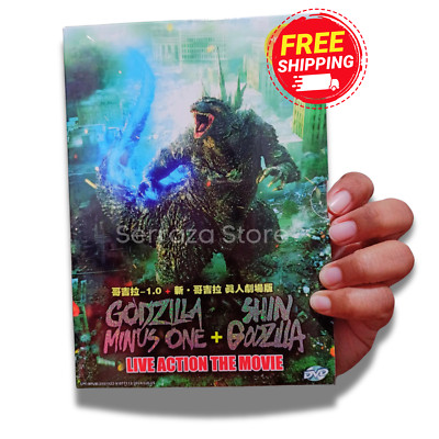 Godzilla Minus One (2023) + Shin Godzilla (2016) DVD with English Subtitles-image