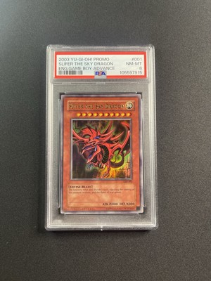 Psa 8 Gbi Slifer The Sky Dragon Ultra Rare-image