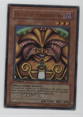 2002 Yu-Gi-Oh! Legend of Blue Eyes White Dragon Exodia the Forbidden One 16mc-image