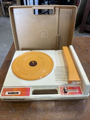 Vintage 1978 Fisher Price Record Player Model 825-image