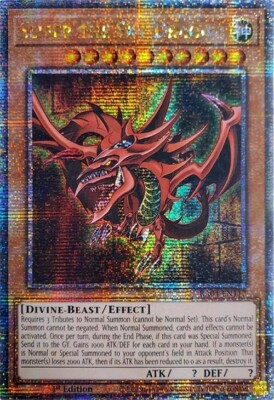 Slifer the Sky Dragon (RA04-EN117) - Quarter Century Secret Rare - 1st Edition-image