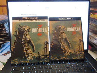 Godzilla  4K UHD + Blu-ray HD  w/ OOP SLIPCOVER  LIKE NEW-image