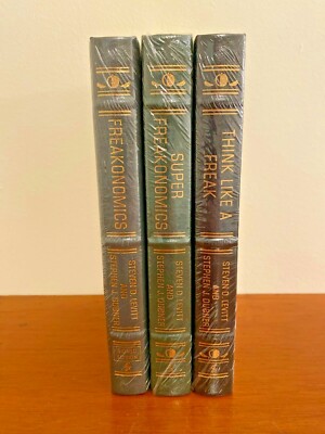 Easton Press FREAKONOMICS SERIES by Levitt and Dubner SEALED-image