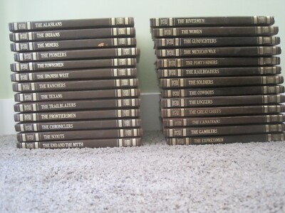 Complete Series Set Time-Life Books THE OLD WEST - 26 Volumes (Faux Leather)-image