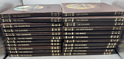 THE OLD WEST Time-Life Books Series All Leather 22 Volumes-image