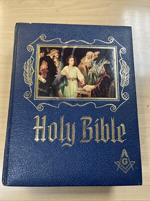 Freemason Holy Bible Master Reference Edition Red Letter Heirloom King James-image