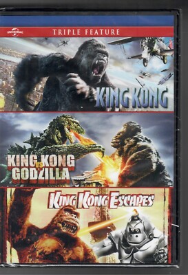 King Kong / King Kong vs Godzilla / King Kong Escapes (DVD) Kaiju! New & Sealed!-image