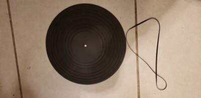 Fisher ST57D Turntable Rubber Plate and Rubber Belt-image