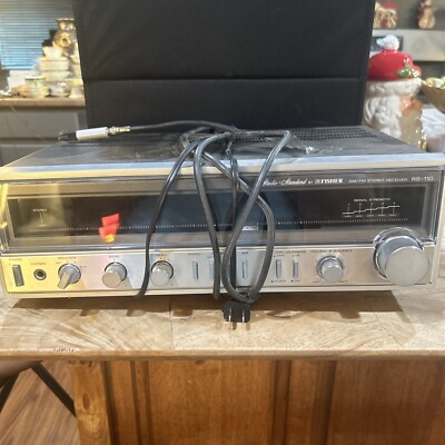 Vintage Fisher RS-110 Solid State Stereo Receiver Tested-image