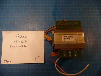 Fisher RS-616 Receiver Power Transformer Part #  1EA4L50A08100 & TKP0264-E106-image