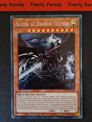 Slifer The Sky Dragon TN19-FR008 YuGiOh! Secret Rare French Card-image