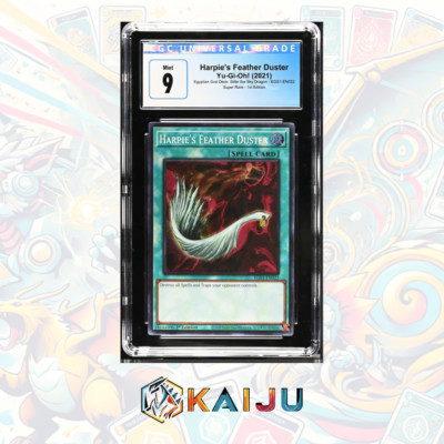 Yu-Gi-Oh! Harpie's Feather Duster 2021 EGD: Slifer Sky Dragon EGS1-EN022 CGC 9-image