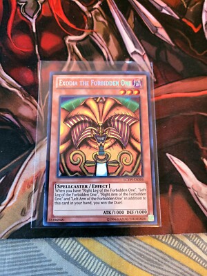 YUGIOH TCC EXODIA THE FORBIDDEN ONE LCYW-EN306 SECRET UNLIMITED EDITION -image