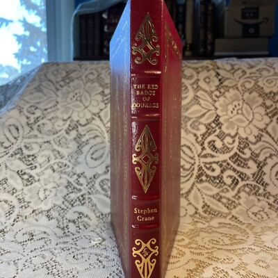 The Red Badge of Courage by Stephen Crane - Easton Press full leather  LIKE NEW!-image