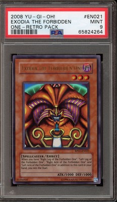 Yu-Gi-Oh! Exodia The Forbidden One Retro Pk. Ultra Rare RP01-EN021 PSA 9 Mint-image