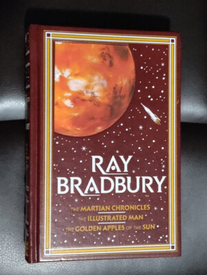 Ray Bradbury Martian Chronicles/Illustrated Man/Golden Apples of Sun B&N HC NF-image