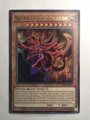 Slifer the Sky Dragon LDK2-ENS01 Legendary Decks II Limited Edition-image