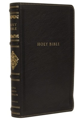 KJV, Personal Size Reference Bible, Sovereign Collection, Leathersoft, Black,-image