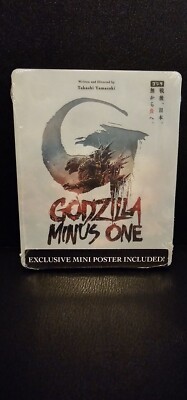 Godzilla Minus One 4K Ultra HD Steelbook Mini Poster Included -image
