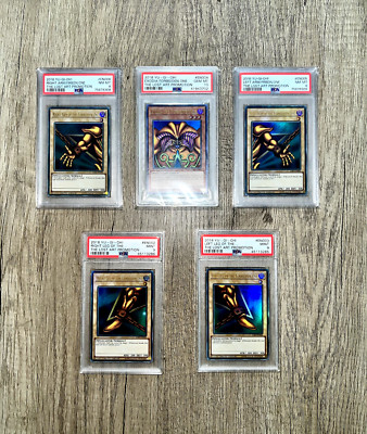 Yu-Gi-Oh PSA Graded Exodia set-image