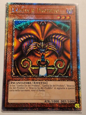 Exodia the Forbidden One●Quarter Century SECRET RARE●TN23●ITALIAN●LIM EDIT●37018-image