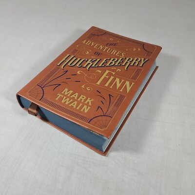 Adventures Of Huckleberry Finn Mark Twain 2015 Faux Leather Flexibound Deluxe -image