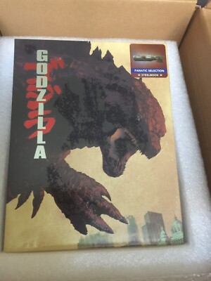 Godzilla (2014) Fanatic Selection 4K UHD + Blu-ray Steelbook W/Original Box-image