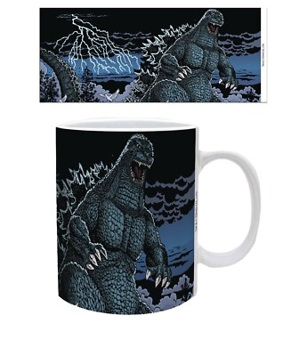 Godzilla Blue Stormy Sea 11 oz. Full Colored Ceramic Coffee Tea Mug New-image
