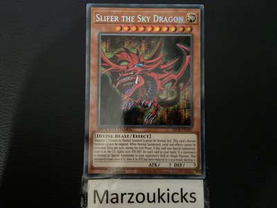 YuGiOh Slifer the Sky Dragon SBCB-EN201 1st Edition Secret Rare NM!-image