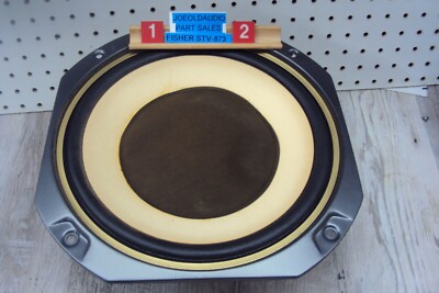 Fisher STV-873 12 inch Woofer P/N SC80772-3 Bench Tested With 60 Watt Receiver-image