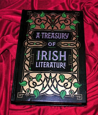 A Treasury of Irish Literature ~ Leather Bound Gilt Collectable Edition-image